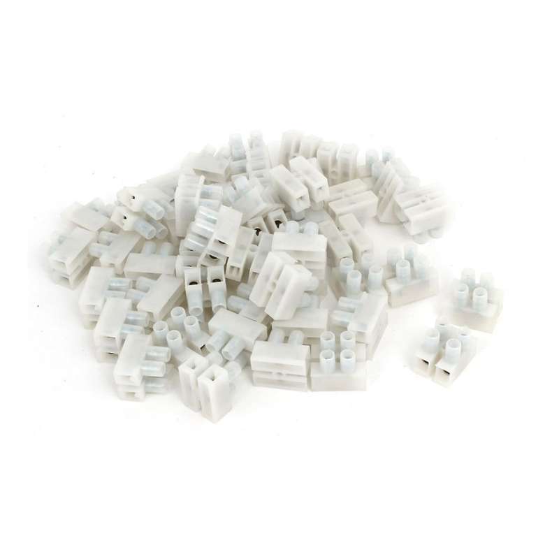 Quick Screw Double-Wire (2 Channels) Terminal Block Connectors. Collections Are Allowed.