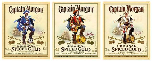 Captain Morgan Spiced Gold Liquor Dispensers with 2 Sets of Optics. Brand New. Collections Allowed.