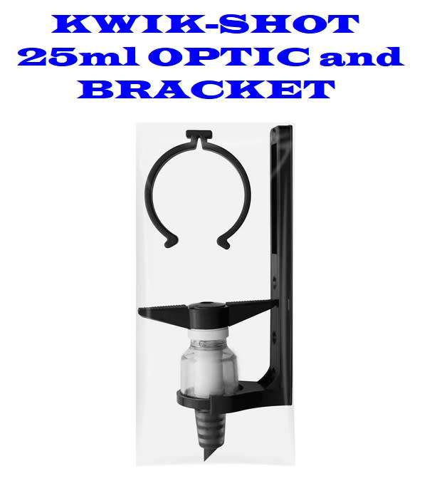 SuperBike Large Barrel End Liquor Dispensers with 2 Sets of Optics. Brand New. Collections Allowed.
