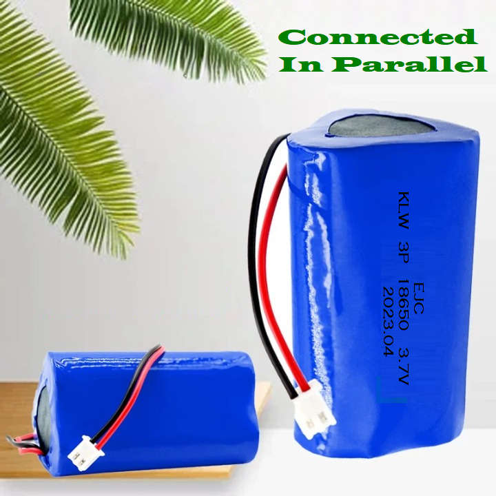 Rechargeable 3.7V 5100mAh (3Cells) 18650 Battery Pack In Parallel Connection. Collections Allowed.