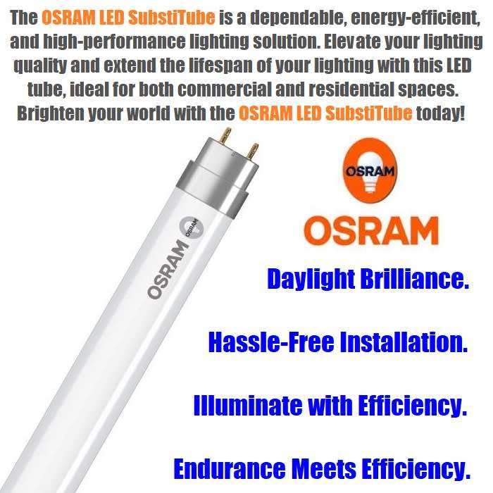 25x OSRAM 5ft 1500mm LED T8 Tube Lights. Direct Replacement for fluorescent Tube. Collection Allowed