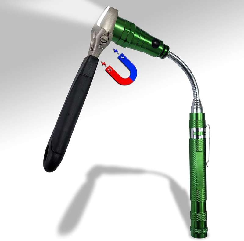 Flexi Torch 3-LED Telescopic Flexible Bendable Magnetic Pick-Up Tool Flashlight. Collections Allowed