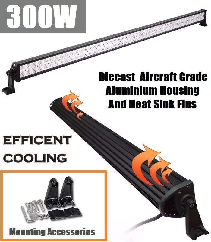 LED Light Bars: 300W 10~32V Hi-Power LED Auto Work, Spot, Search Light Bars. Collections are allowed