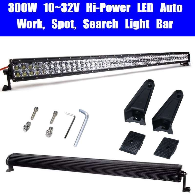 LED Light Bars: 300W 10~32V Hi-Power LED Auto Work, Spot, Search Light Bars. Collections are allowed