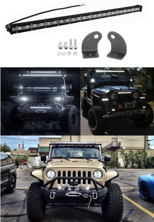 Ultra Slim LED Light Bar 80cm Single Row Design 9~60V DC 90W. Collections Are Allowed.