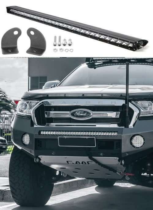 Very Slim LED Light Bar 64cm Single Row Design 9~60V DC 72W Cool White. Collections Are Allowed.
