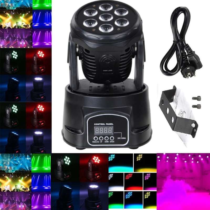 LED Moving Head Professional Disco DMX512 Stage Light, DJ Party Light. Collections Are Allowed.