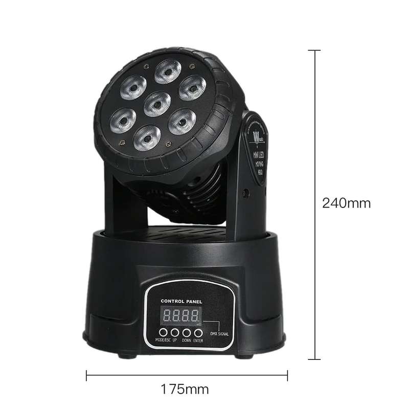 LED Moving Head Professional Disco DMX512 Stage Light, DJ Party Light. Collections Are Allowed.