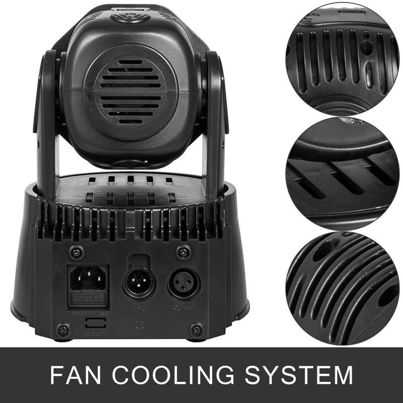 LED Moving Head Professional Disco DMX512 Stage Light, DJ Party Light. Collections Are Allowed.