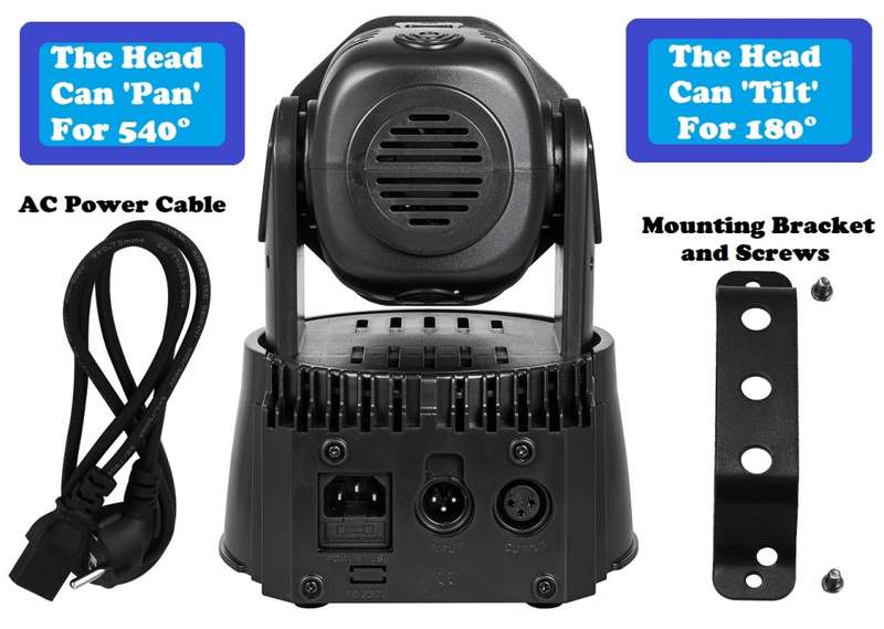 LED Moving Head Professional Disco DMX512 Stage Light, DJ Party Light. Collections Are Allowed.