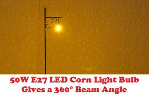 Priced To Go: Energy Saver LED Corn Light Bulbs In Warm White 50W AC85~265V E27. Collections Allowed