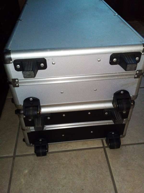 Big Aluminium Trolley Cases For Testing / Displays / Demos of Light Bulbs/Tubes. Collections Allowed