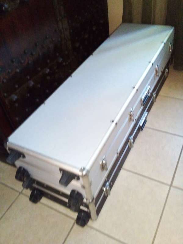 Big Aluminium Trolley Cases For Testing / Displays / Demos of Light Bulbs/Tubes. Collections Allowed