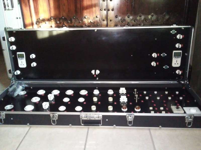 Big Aluminium Trolley Cases For Testing / Displays / Demos of Light Bulbs/Tubes. Collections Allowed