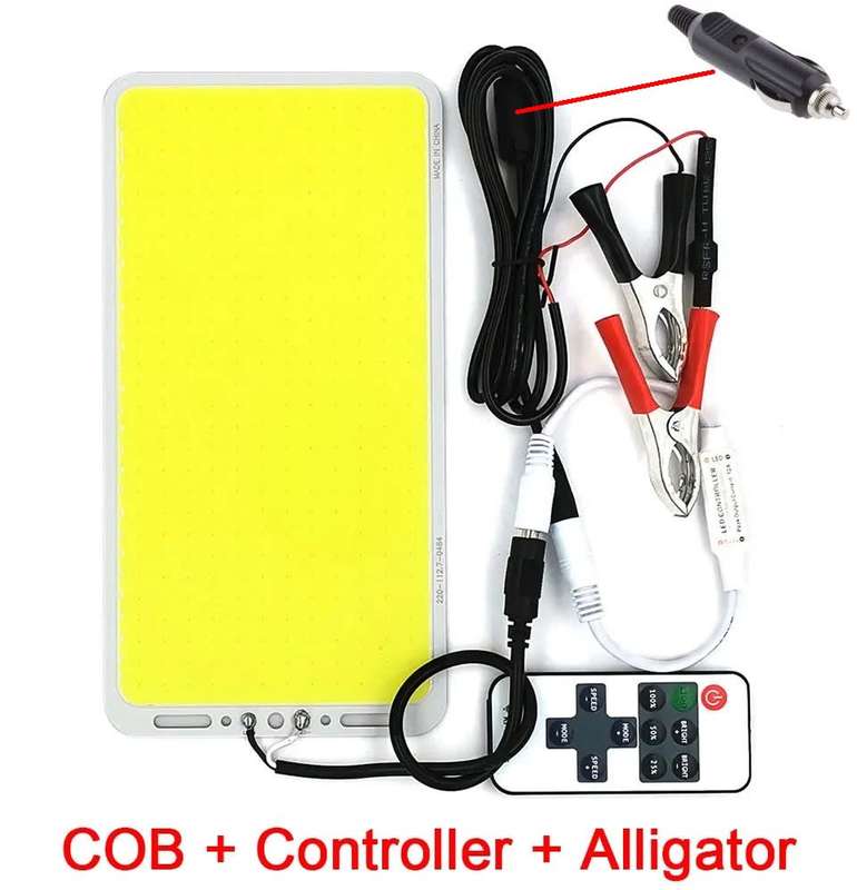 500W Portable Versatile COB LED Multifunction Panel Light with Remote Control. Collections Allowed.