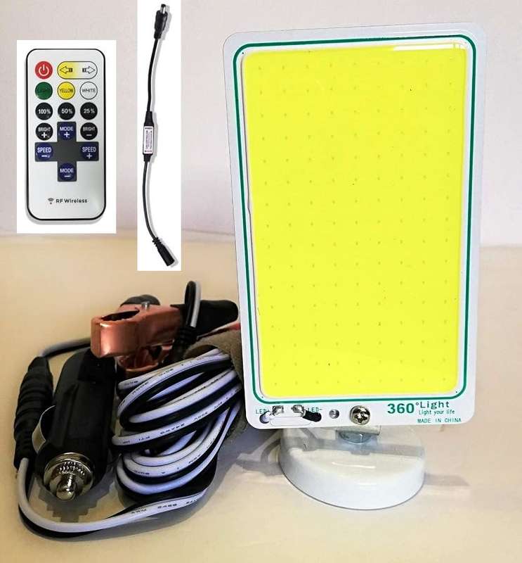 500W Portable Versatile COB LED Multifunction Panel Light with Remote Control. Collections Allowed.
