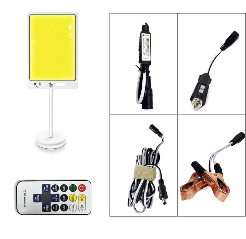 500W Portable Versatile COB LED Multifunction Panel Light with Remote Control. Collections Allowed.