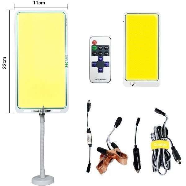 500W Portable Versatile COB LED Multifunction Panel Light with Remote Control. Collections Allowed.