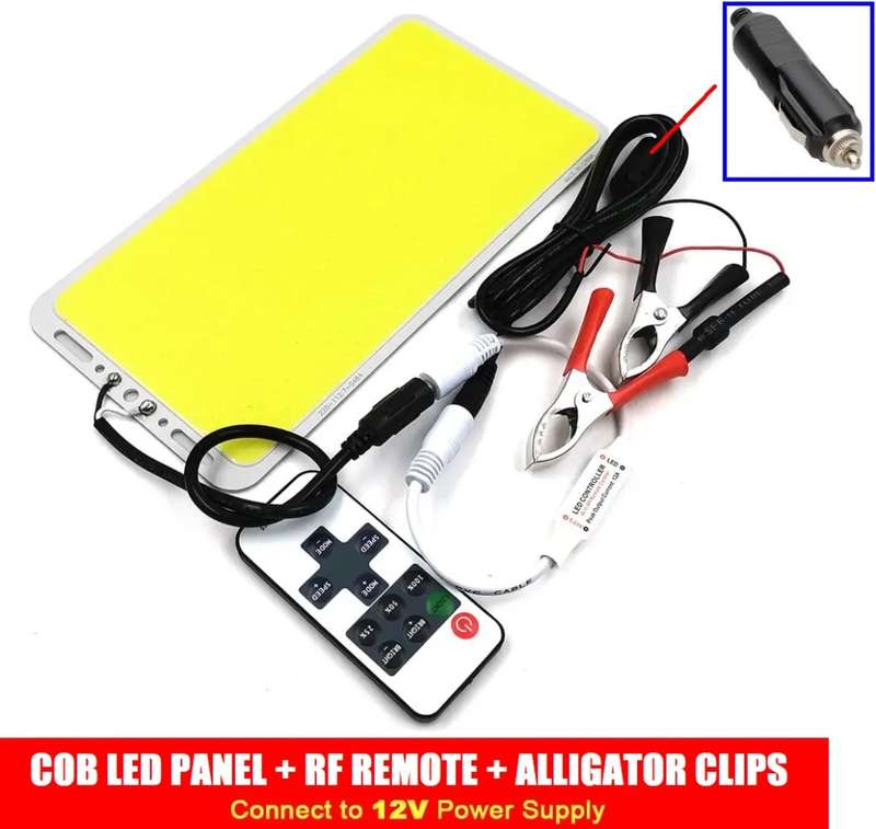 500W Portable Versatile COB LED Multifunction Panel Light with Remote Control. Collections Allowed.