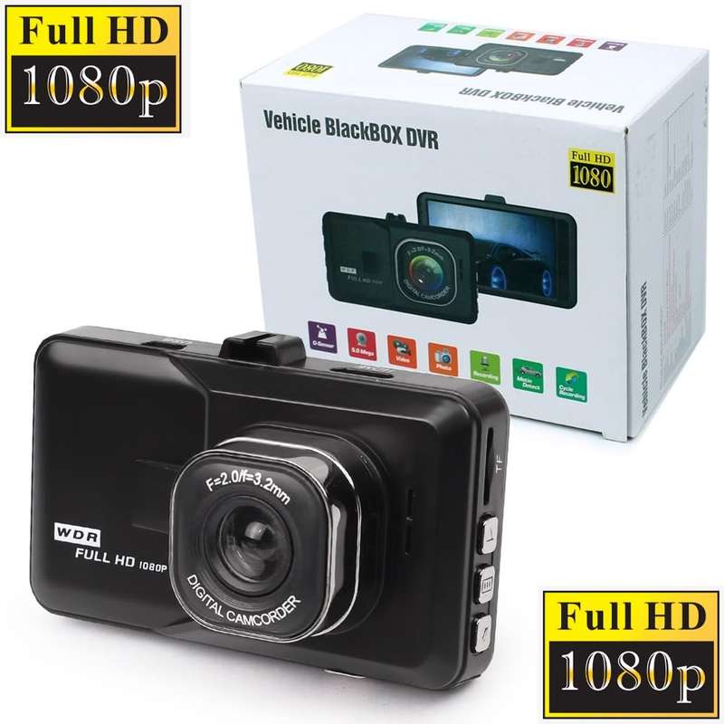 Vehicle Dash Cam Blackbox DVR with WDR Full HD 1080 plus Exciting Features. Collections Are Allowed.