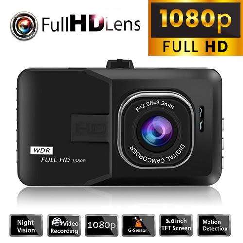 Vehicle Dash Cam Blackbox DVR with WDR Full HD 1080 plus Exciting Features. Collections Are Allowed.