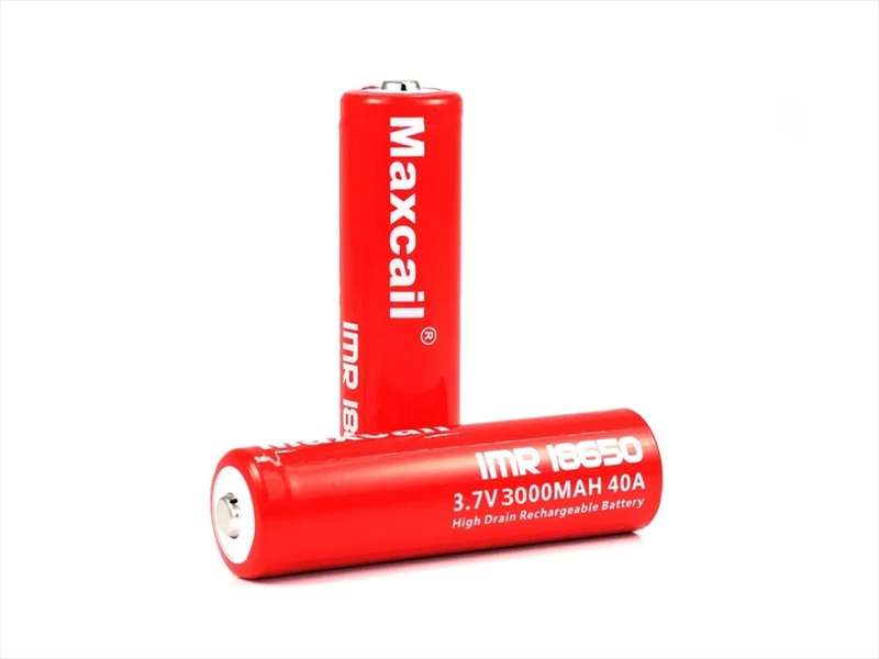 2pces High Drain Rechargeable 40A 3.7V 18650 Maxcail Batteries. Ball/Button Top. Collections Allowed