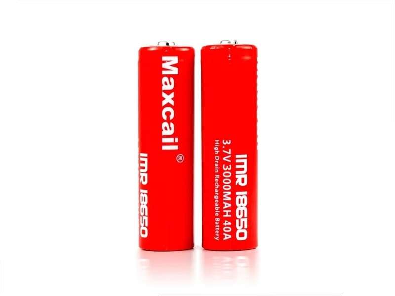 2pces High Drain Rechargeable 40A 3.7V 18650 Maxcail Batteries. Ball/Button Top. Collections Allowed