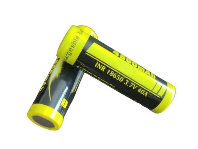 Rechargeable High Drain 40A 18650 3.7V 4800mAh Batteries. TF Flat Top Type. Collections Are Allowed.