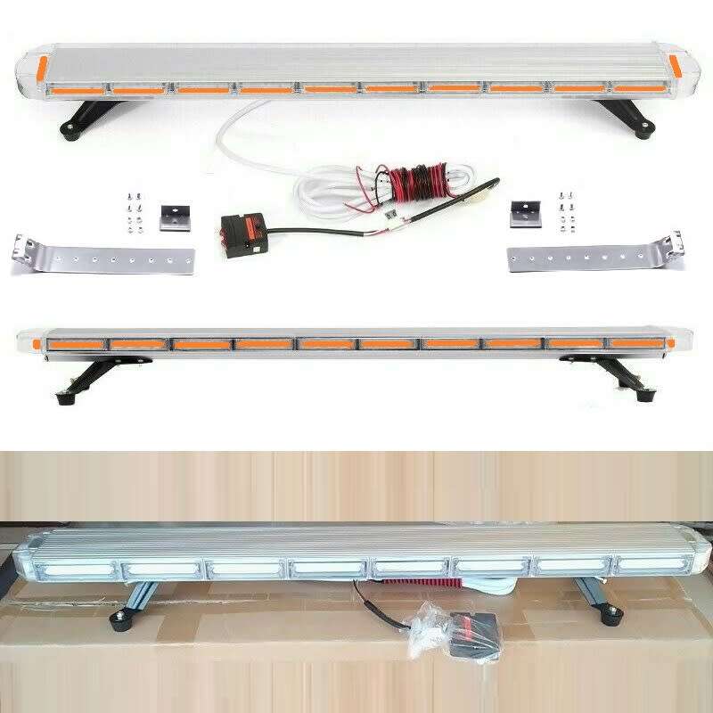 Strobe Flash Vehicle Roof Top COB LED Light Bar. Ultra Slim Design. Red Light. Collections Allowed.