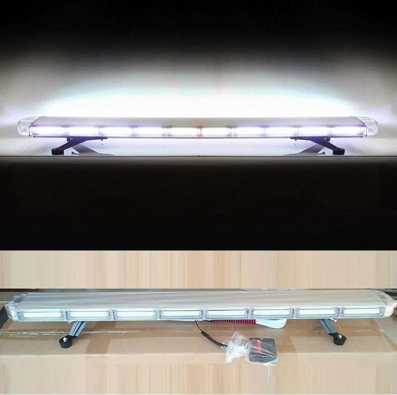 Cool White Light Vehicle Roof Top Strobe Flash Light Bar. Slim COB LED Design. Collections Allowed.