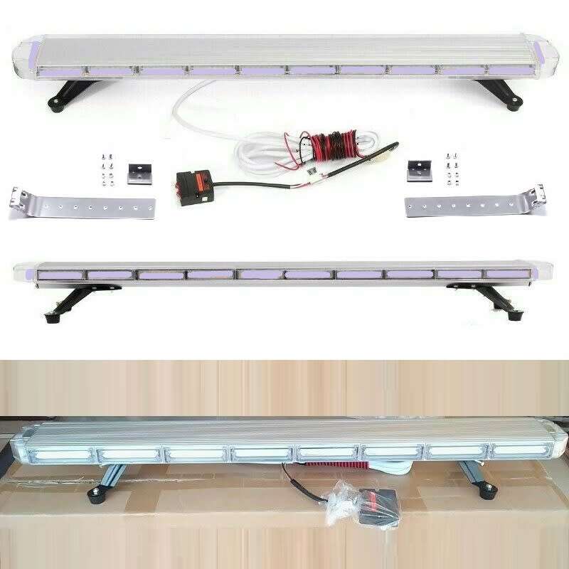 Cool White Light Vehicle Roof Top Strobe Flash Light Bar. Slim COB LED Design. Collections Allowed.