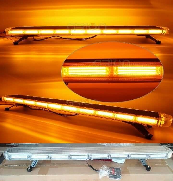 Breakdown Vehicle Roof Top Amber LED Strobe Flash Light Bar. Very Slim Version. Collections Allowed.