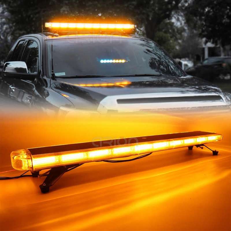 Breakdown Vehicle Roof Top Amber LED Strobe Flash Light Bar. Very Slim Version. Collections Allowed.