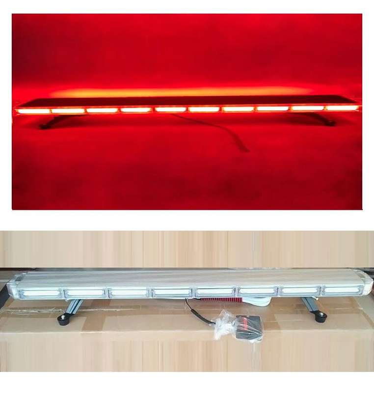 Very Slim Version Vehicle Roof Top LED Strobe Flash Light Bar. Red Light Colour. Collections Allowed