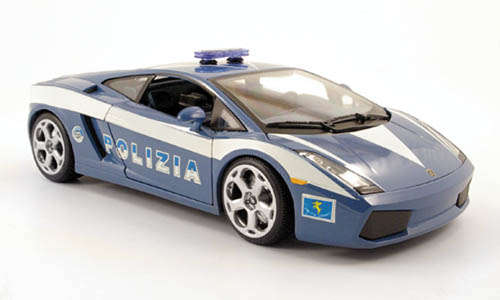 Lamborghini Gallardo, Italian Police 2004 1:18 (by Maisto)
