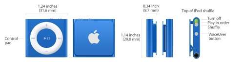 Original Apple iPod shuffle 2GB - Blue Edition - 10/10 - In Box with Brand New Yurbuds worth R600