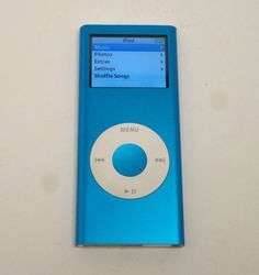 Apple iPod Nano - Electric Blue - 2nd Generation - 4GB - Silver - Rare Find 4GB - Vintage Apple with