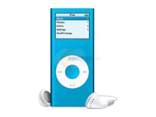 Apple iPod Nano - Electric Blue - 2nd Generation - 4GB - Silver - Rare Find 4GB - Vintage Apple with