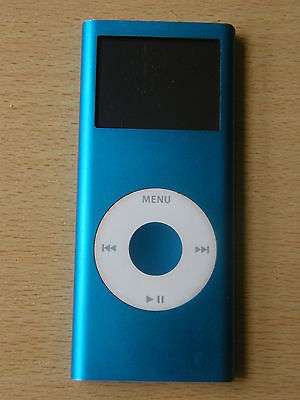 Apple iPod Nano - Electric Blue - 2nd Generation - 4GB - Silver - Rare Find 4GB - Vintage Apple with