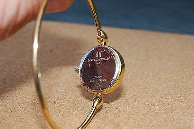 Michel herbelin gold bangle watch cheap