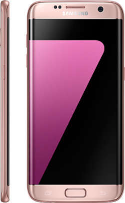 Samsung Galaxy S7 Edge - Rose Gold - 32GB - up to 288GB - 4K Video Recording - In Box