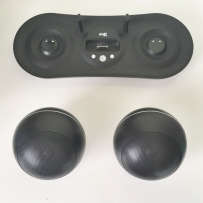 iPod Speaker Dock with Wireless Speakers -  SHOX AIRDOC - For iPod w/ Aux Input