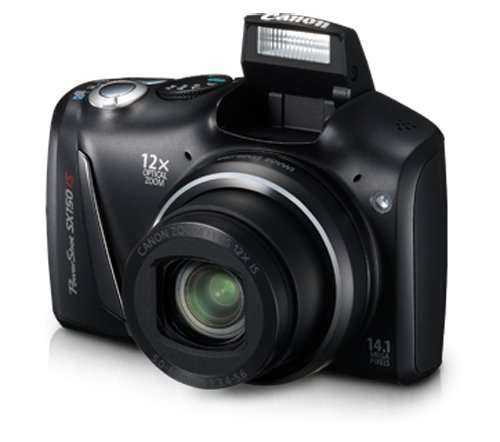 Canon PowerShot SX150 IS 14.1 MP Digital Camera with 12x Wide-Angle Optical Image Stabilized Zoom wi