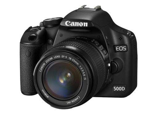 Canon EOS 500D Digital SLR Camera + 55-250mm + 18-55mm lens +pouch