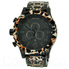 Nixon 51-30 Chrono A083 All Black/Leopard AS new condition