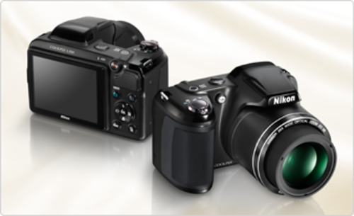Nikon Coolpix L320 16.1MP Digital Camera with 26x Optical Zoom - BLACK