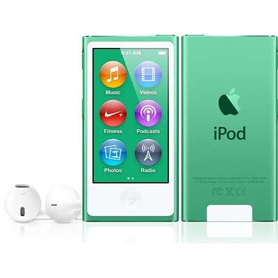 Apple iPod Nano 7th Generation (A1446) : 16GB -GREEN