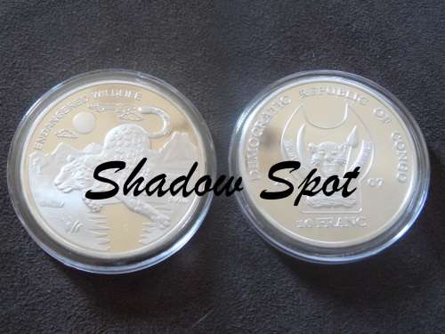Endangered Congo Wildlife Silver Clad Bullion Coin