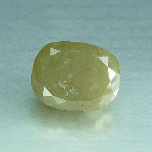 HUGE RARE NATURAL FANCY YELLOW DIAMOND 4.24CT