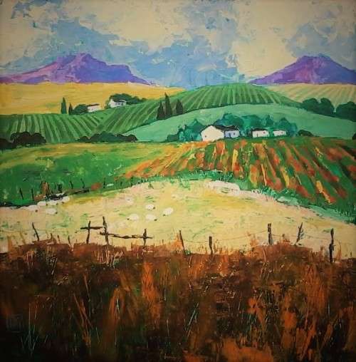 pastures and farmlands